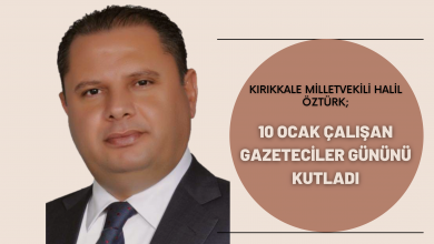 Photo of MHP’Lİ ÖZTÜRK 10 OCAK ÇALIŞAN GAZETECİLER GÜNÜNÜ KUTLADI