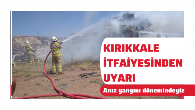 Photo of Kırıkkale İtfaiyesinden Uyarı ; Anız Yangını Dönemindeyiz.