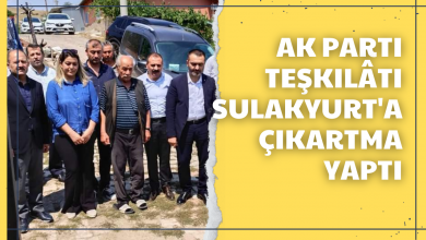 Photo of Kırıkkale Ak Parti Teşkilatı Sulakyurt İlçesine Çıkartma Yaptı