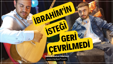 Photo of İBRAHİM’İN HAYALLERİ GERÇEK OLDU