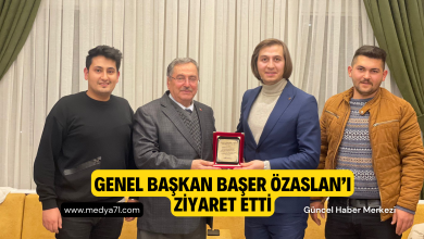 Photo of Genel Başkan Başer Özaslan’ı ziyaret etti