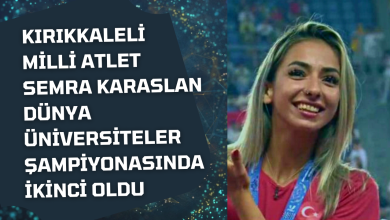 Photo of Kırıkkaleli Milli atlet Semra Karaslan Dünya Üniversiteler Şampiyonasında ikinci oldu