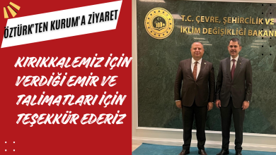 Photo of MHP Kırıkkale Milletvekili Halil Öztürk Şehircilik ve İklim Değişikliği Bakanı Sayın Murat Kurum’a Ziyarette Bulundu