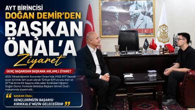 Photo of YKS Türkiye Derecesi Yapan Doğan Demir’den Başkan Ahmet Önal’a Ziyaret