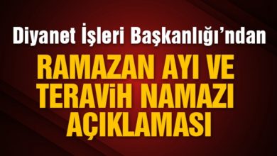 Photo of Diyanet İşleri Başkanlığı’ndan Ramazan Ayı ve Teravih Namazı Açıklaması