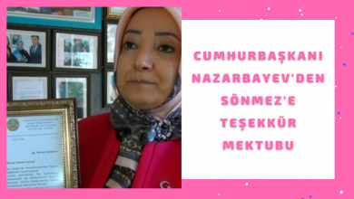Photo of Cumhurbaşkanı Nazarbayev’den Sönmez’e teşekkür mektubu