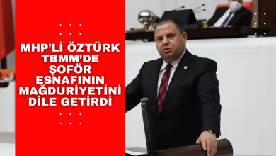 Photo of MHP’li Öztürk TBMM’de Şoför Esnafının Mağduriyetini Dile Getirdi