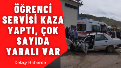 Photo of Öğrenci servisi kaza yaptı, çok sayıda yaralı var