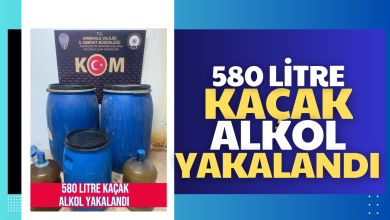 Photo of Kırıkkale Emniyet Müdürlüğü 580 litre sahte/kaçak içki ele geçirdi