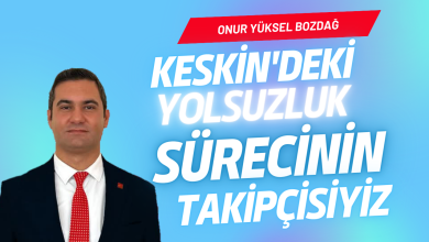 Photo of CHP Kırıkkale İl Başkanı Onur Yüksel Bozdağ Keskin’deki Yolsuzluk Hakkında Açıklama Yaptı