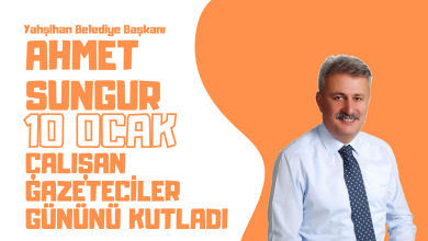 Photo of Yahşihan Belediye Başkanı Ahmet Sungur 10 Ocak Çalışan Gazeteciler Gününü Kutladı